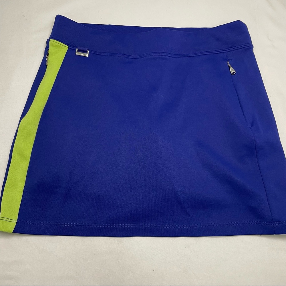 Ralph Lauren Golf - Small Royal Blue Mini Skirt with Lime Green Trim
